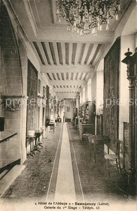 Beaugency Hôtel de l'Abbaye Galerie du 1er Etage