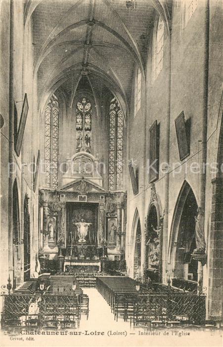 Chateauneuf-sur-Loire Intérieur de l'Eglise