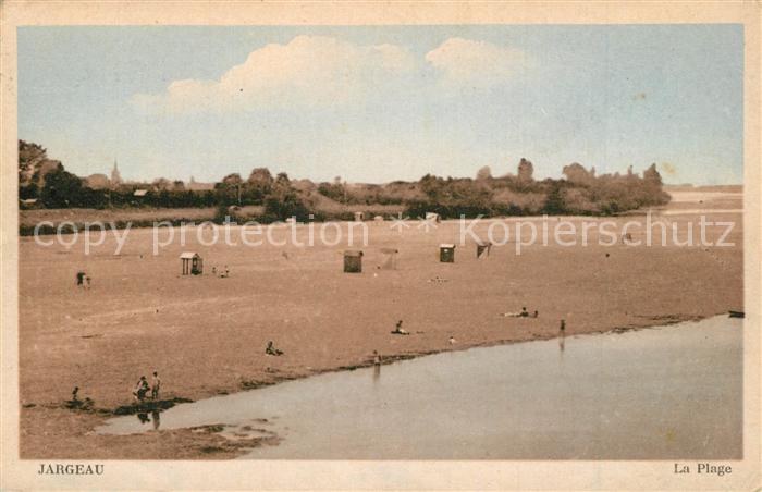 Jargeau Loiret La plage