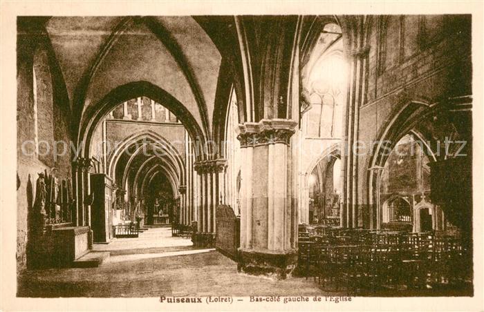 Puiseaux Bas côté gauche de l'Eglise