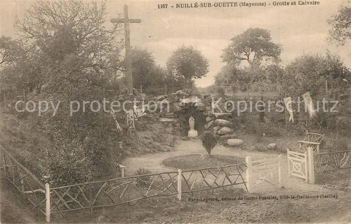 Nuille-sur-Ouette Grotte et Calvaire Croix