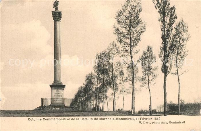 Montmirail Marne Colonne Commémorative de la Bataille de Marchais Montmirail