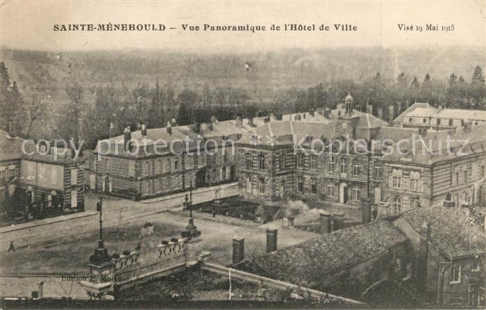 Sainte-Menehould Vue panoramique de l_Hôtel de Ville
