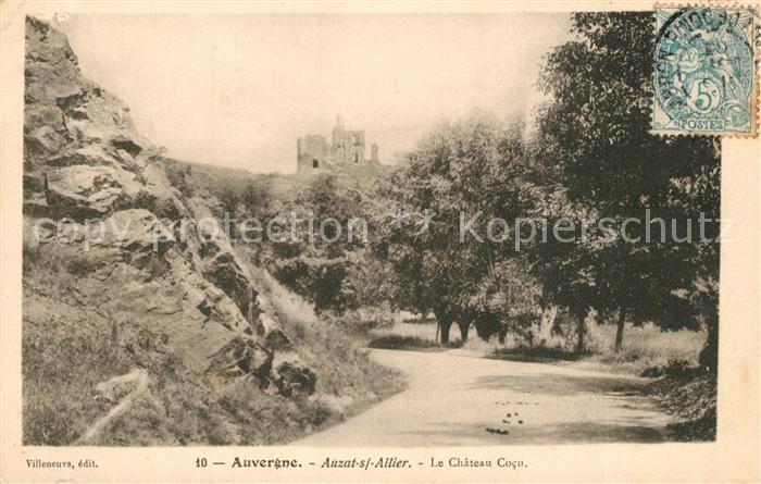 Auzat sur Allier Ruines du Chateau Cocu