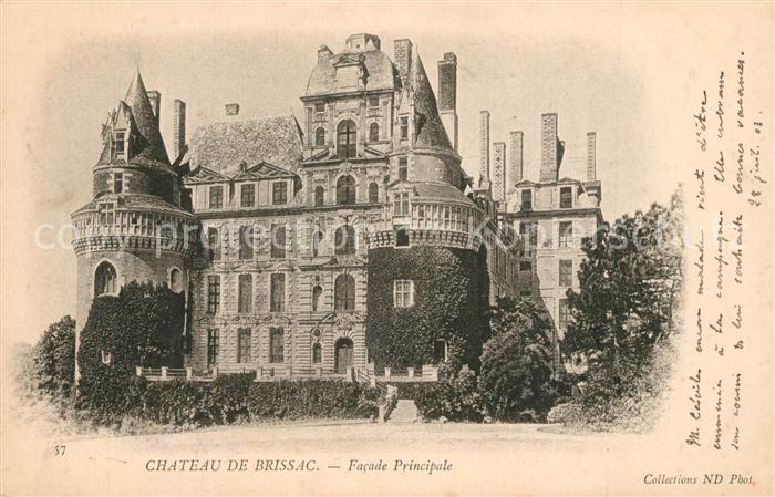 Brissac-Quince Chateau Facade principale