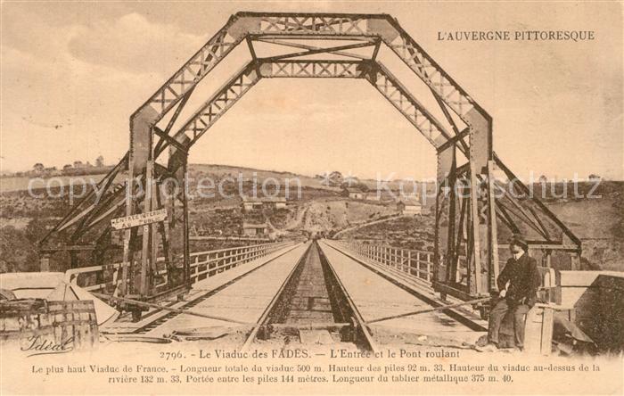 Sauret-Besserve Viaduc des Fades Chemin de fer