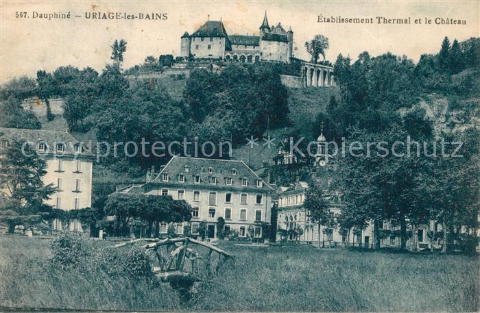 Uriage-les-Bains Isere Etablissement Thermal et le Chateau