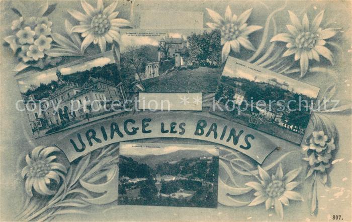 Uriage-les-Bains Isere Etablissement Thermal Chateau Paysage des fleurs