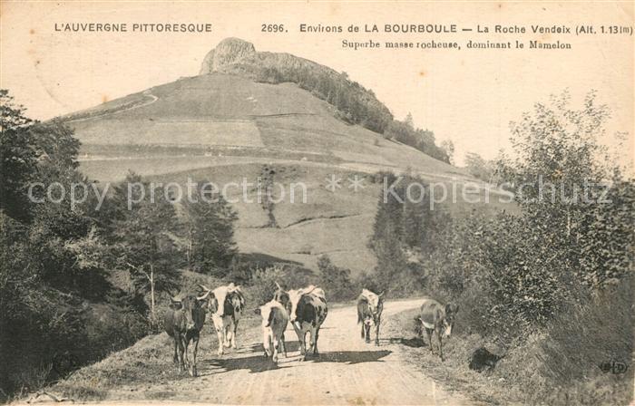 La Bourboule La Roche Vendeix des vaches
