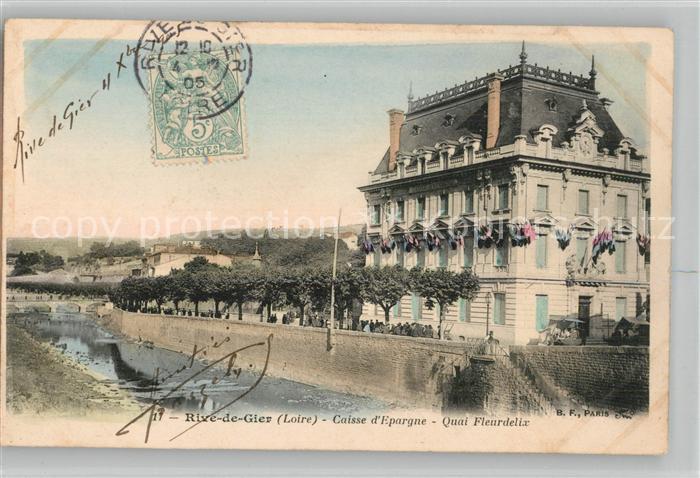 Rive-de-Gier Caisse d Epargne Quai Fleurdelix