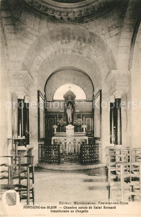 Fontaine-les-Dijon Chapelle Chambre natale de Saint Bernar