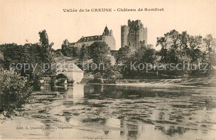 Argenton-sur-Creuse Chateau de Romfort Vallee de la Creuse