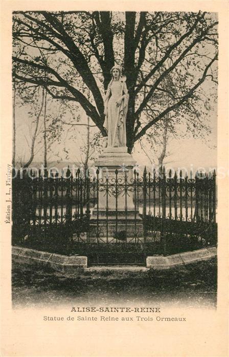 Alise-Sainte-Reine Alesia Statue de Sainte Reine aux Trois Ormeau