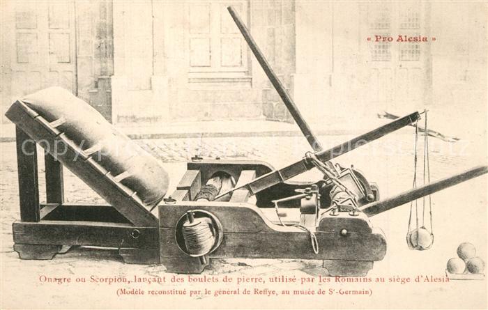 Alesia(Roman War) Alise-Sainte-Reine Onagre ou Scorpion
