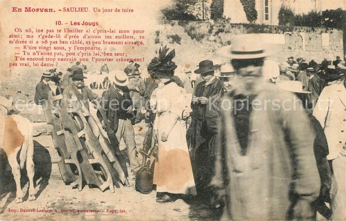 Saulieu Les Jougs Un jour de foire