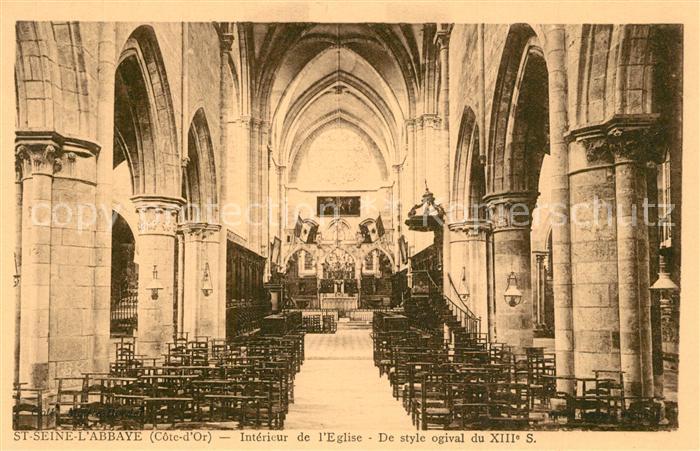 Saint-Seine-l Abbaye Intérieur de l'Eglise