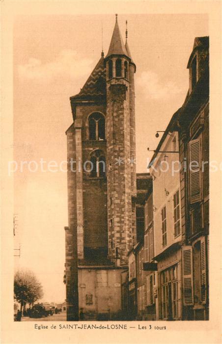 Saint-Jean-de-Losne Eglise les 3 tours