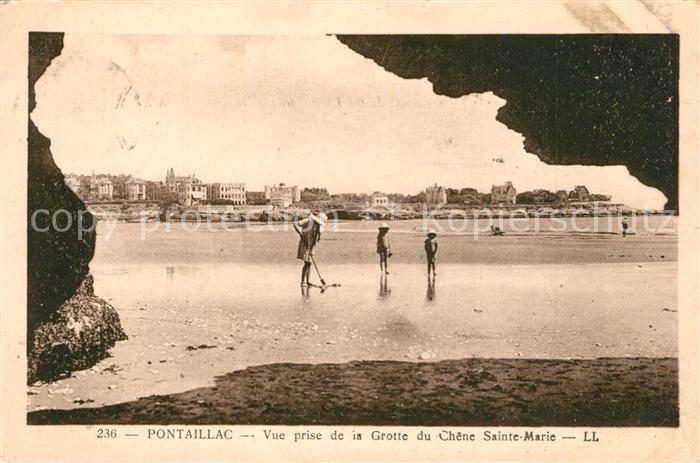 Pontaillac Vue prise de la Grotte du Chêne Sainte Marie