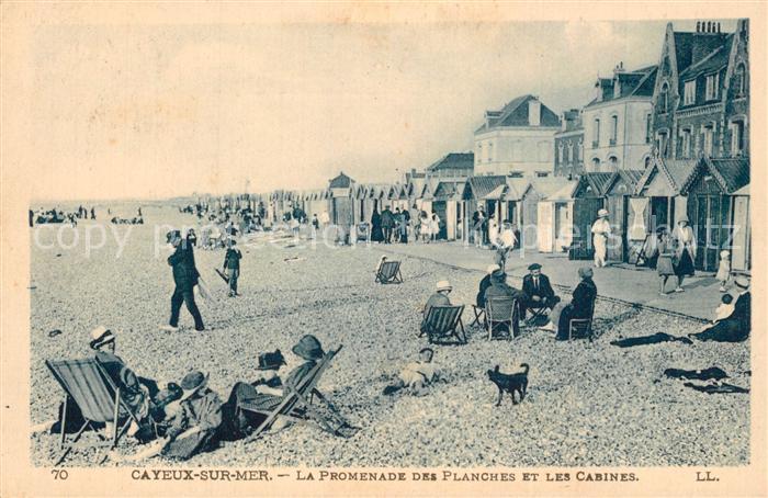 Cayeux-sur-Mer Promenade des Planches et les Cabines