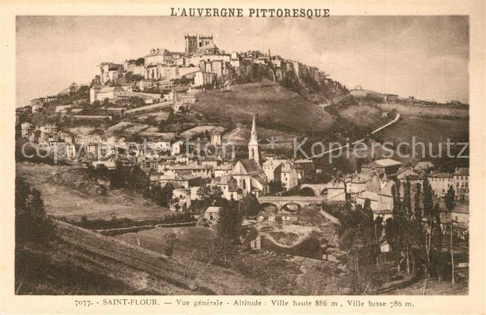 Saint-Flour Cantal Vue Generale