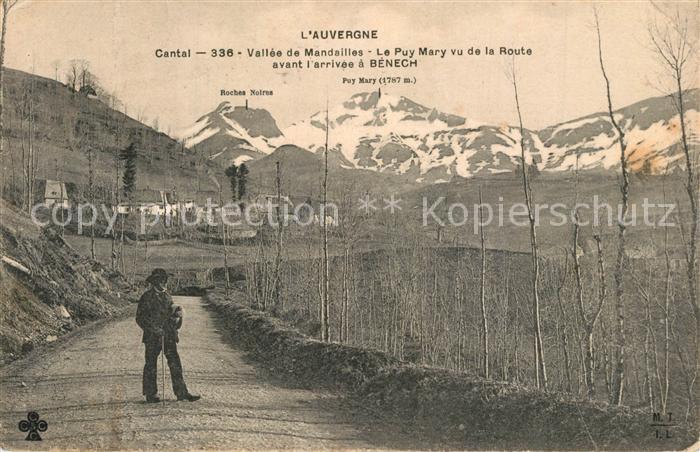 Benech Cantal Vallee de Mandailles Puy Mary