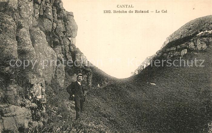 Breche de Roland Cantal Le Col Montagnes