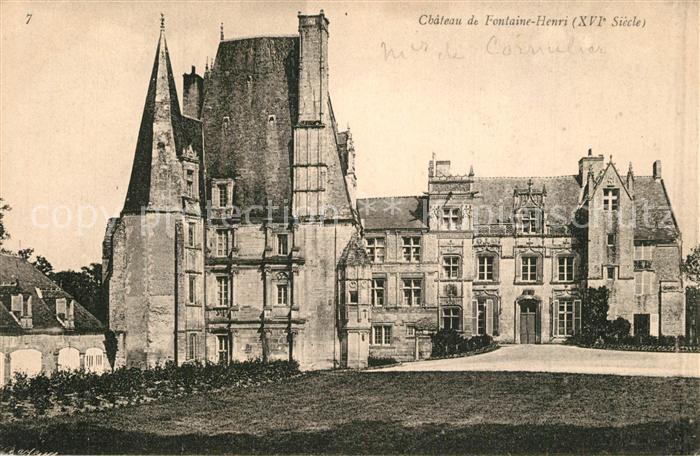 Fontaine-Henry Chateau Schloss