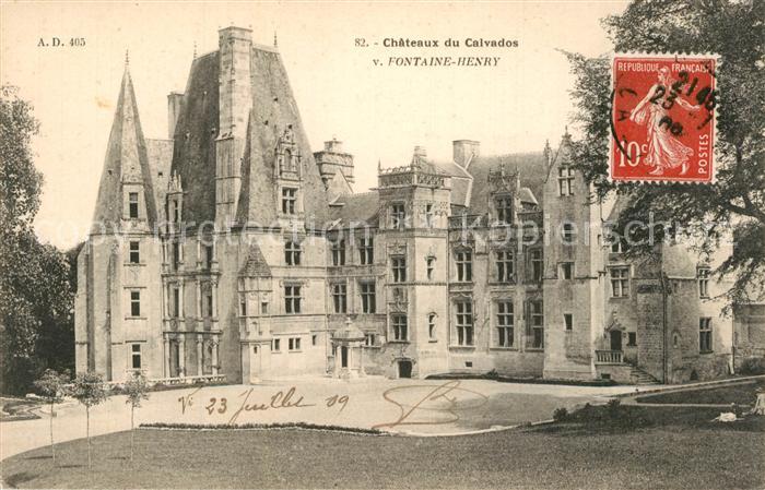 Fontaine-Henry Chateau Schloss