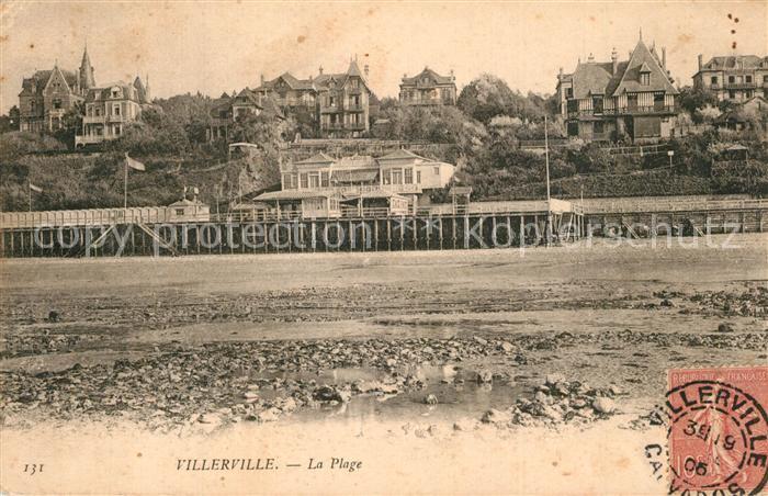Villerville sur Mer La plage