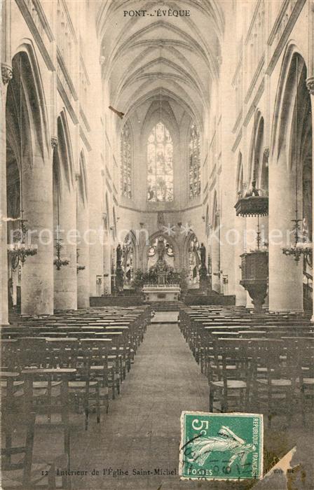 Pont-l Eveque Calvados Intérieur de l'Eglise Saint Michel