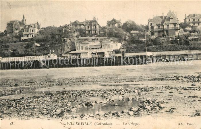 Villerville sur Mer La plage