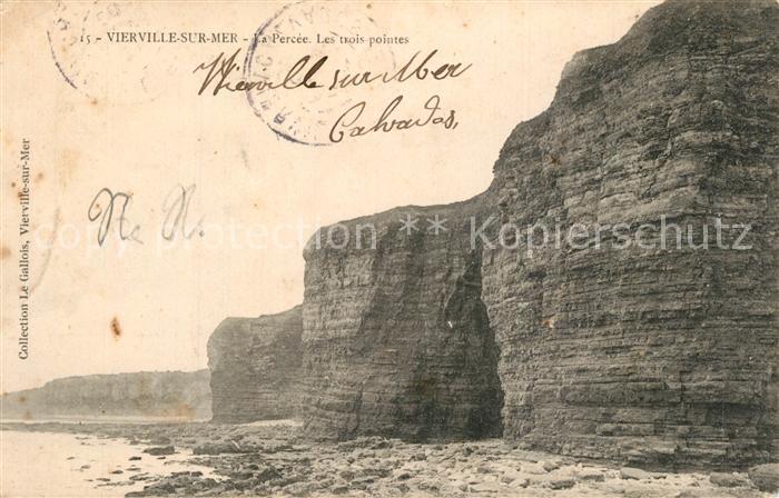 Villerville sur Mer La Percée les trois pointes
