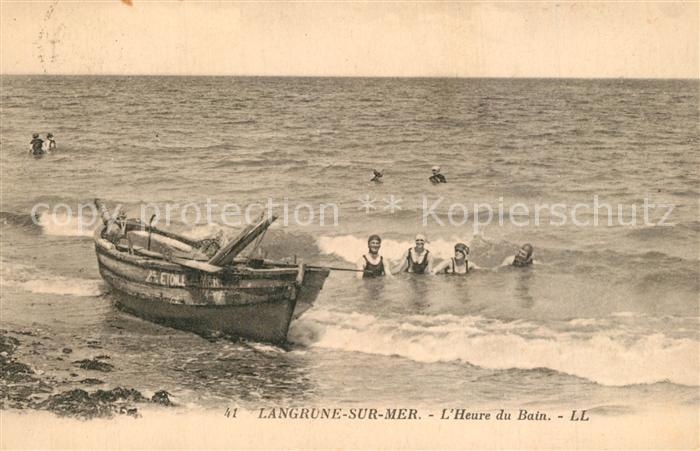 Langrune-sur-Mer l_Heure du bain