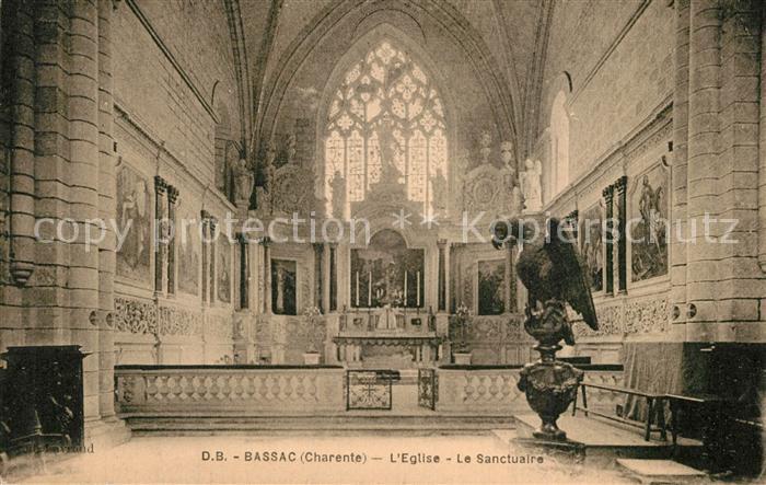 Bassac Intérieur de l'Eglise Le Sanctuaire