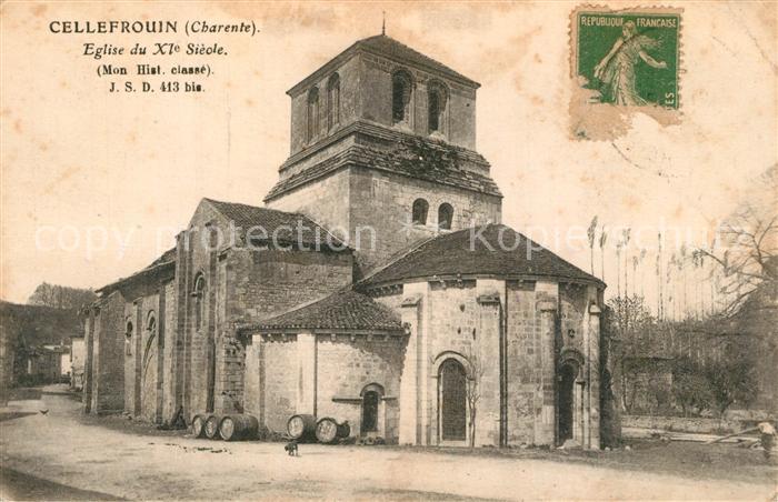 Cellefrouin Eglise du XIe siècle Monument historiqu