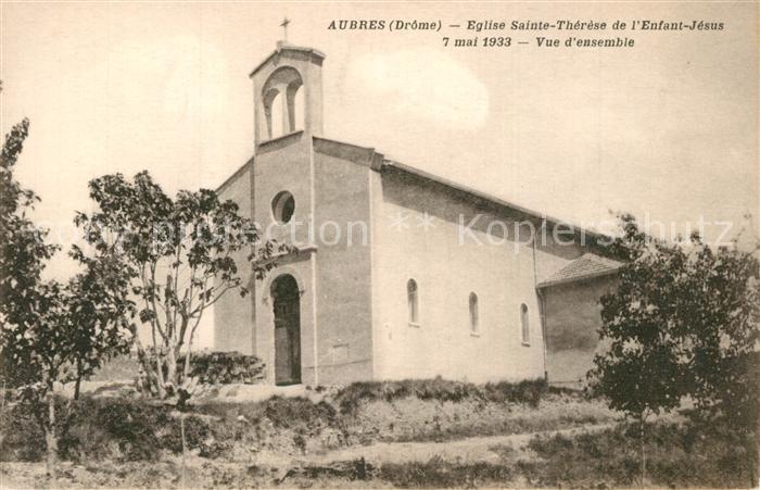 Aubres Eglise Sainte Thérèse de l'Enfant Jésus