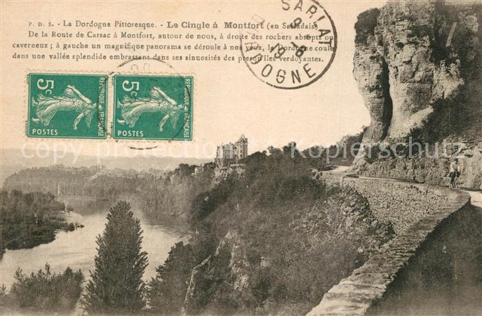 Vitrac Dordogne Le Cingle de Montfort Dordogne Chateau de Montfort