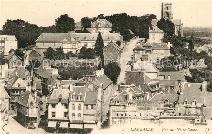 Lamballe Vue sur Notre Dame