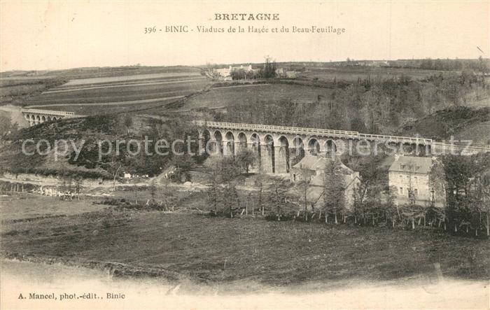 Binic Cotes d Armor Viaducs de la Hasée et du Beau Feuillag