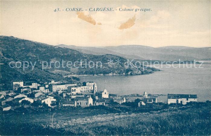 Cargese Panorama Colonie grecque
