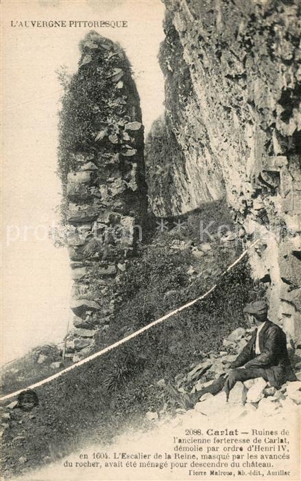 Carlat Ruines de l'ancienne forteresse