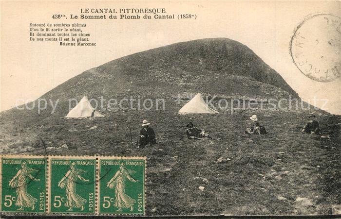 Plomb du Cantal Montagne Le sommet