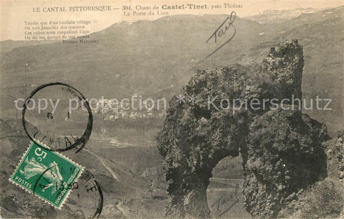 Thiezac Chaos de Casteltinet Port du Lion Parc