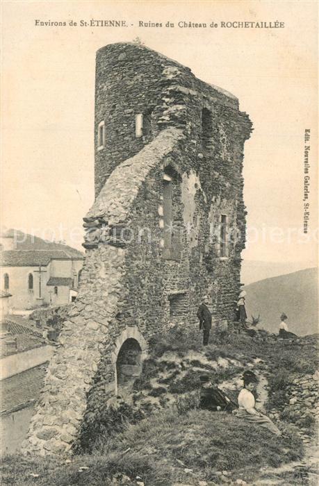 Rochetaillee Saint-Etienne Ruines du Chateau