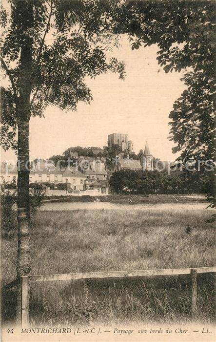 Montrichard Paysage aux bords du Cher