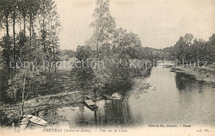 Vouvray Indre-et-Loire Vue sur la Cisse