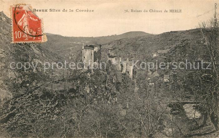 Saint-Geniez-o-Merle Ruines du Chateau