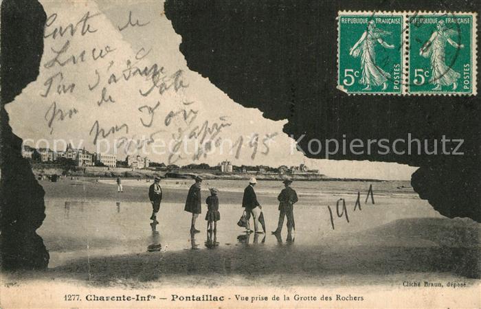 Pontaillac Vue prise de la Grotte des Rochers