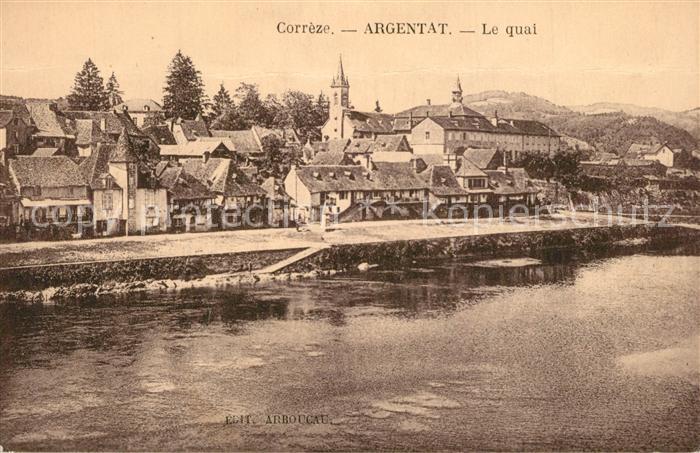 Argentat Le quai