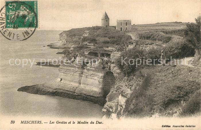 Meschers les Bains Les grottes et Moulin du Duc